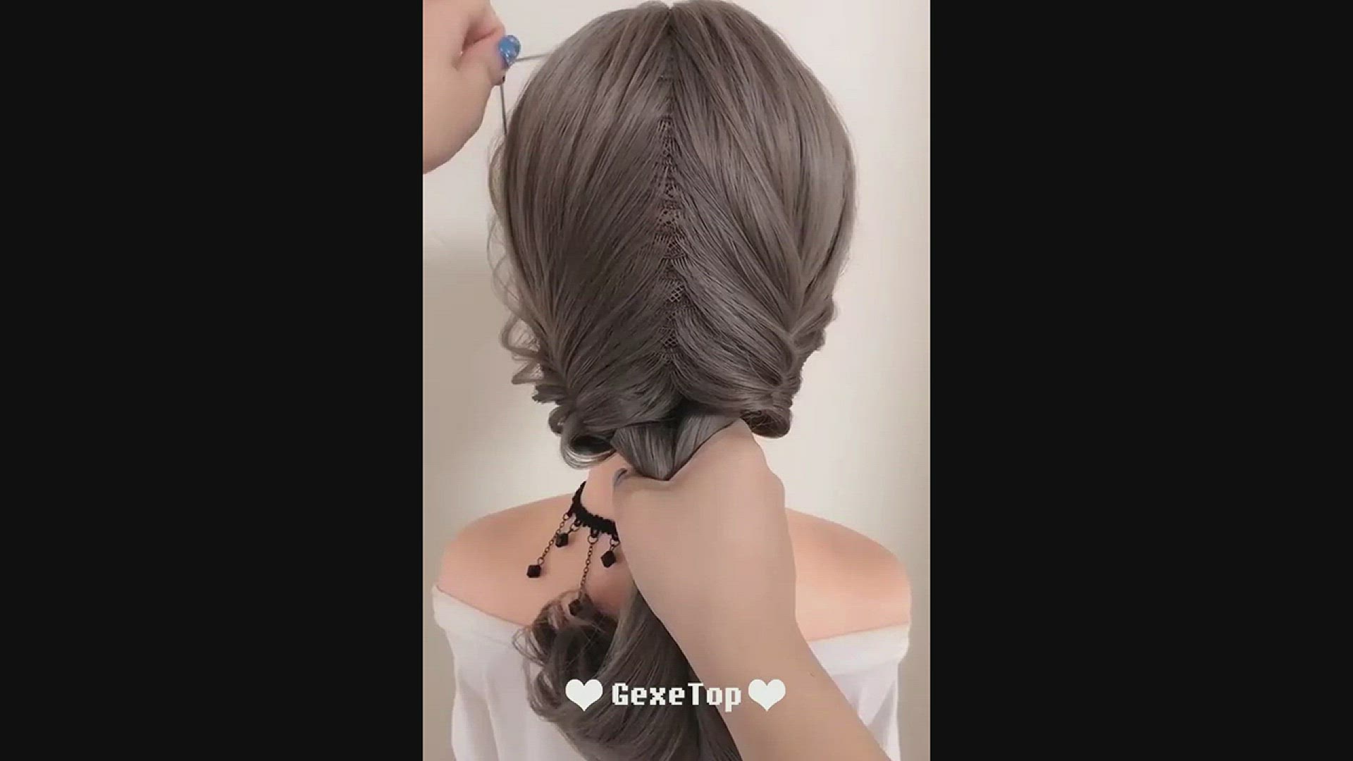 Video thumbnail for Hairstyles tutorial, hairstyles for long hair, Medium hair styles-14