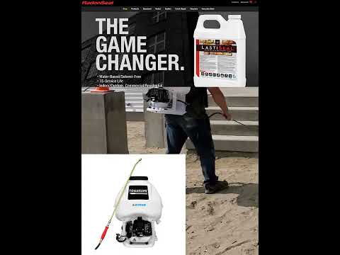 'Video thumbnail for Power Sealing Concrete -No Pumping #Shorts'