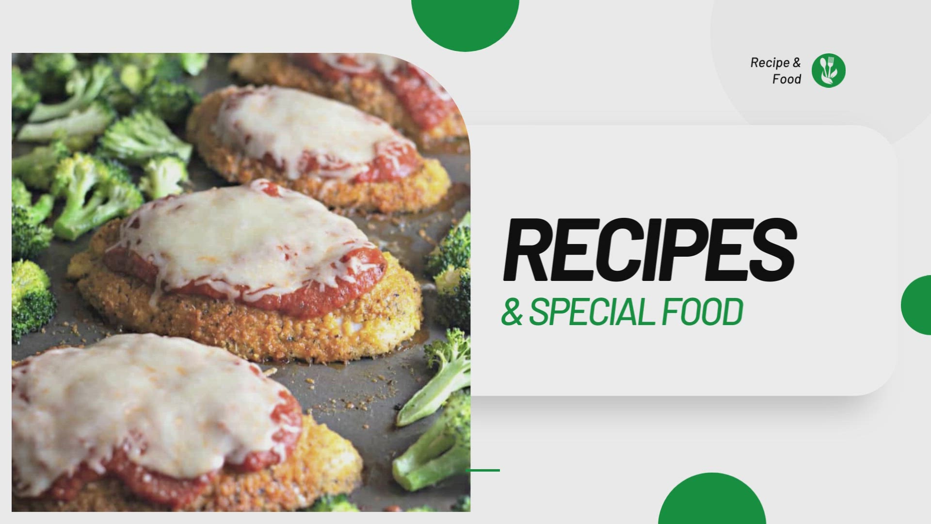 'Video thumbnail for Healthy Dinners - Parmesan Chicken with Broccoli Recipe'
