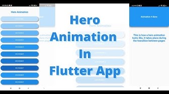 'Video thumbnail for How To Easily Use Flutter Hero Animation | Flutter Tutorial 2022 | Flutter Widgets'