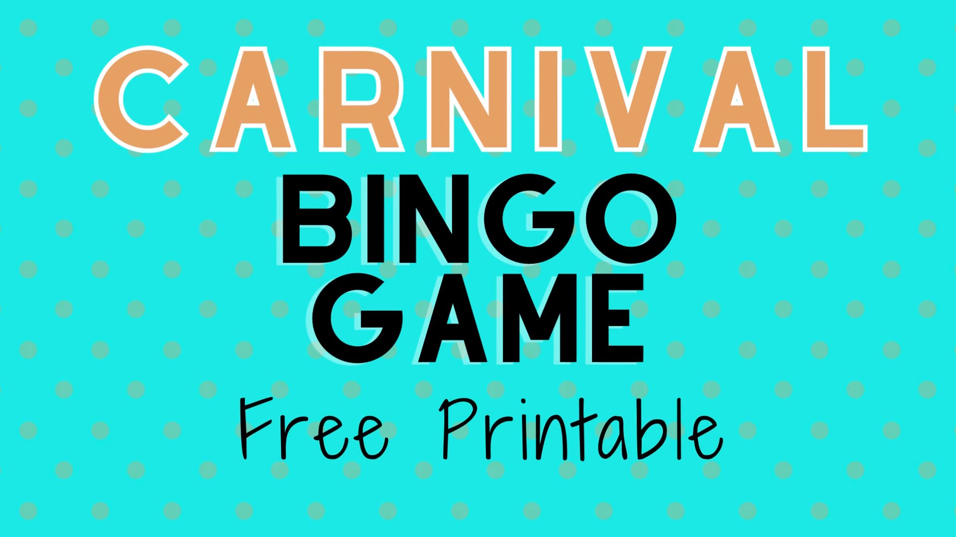 Video thumbnail for Carnival Bingo Cards