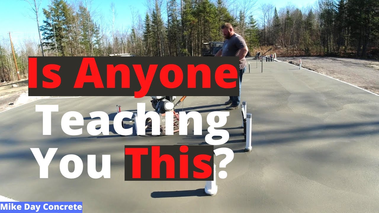 'Video thumbnail for There's No Concrete Finishing Video Like This On YouTube!'