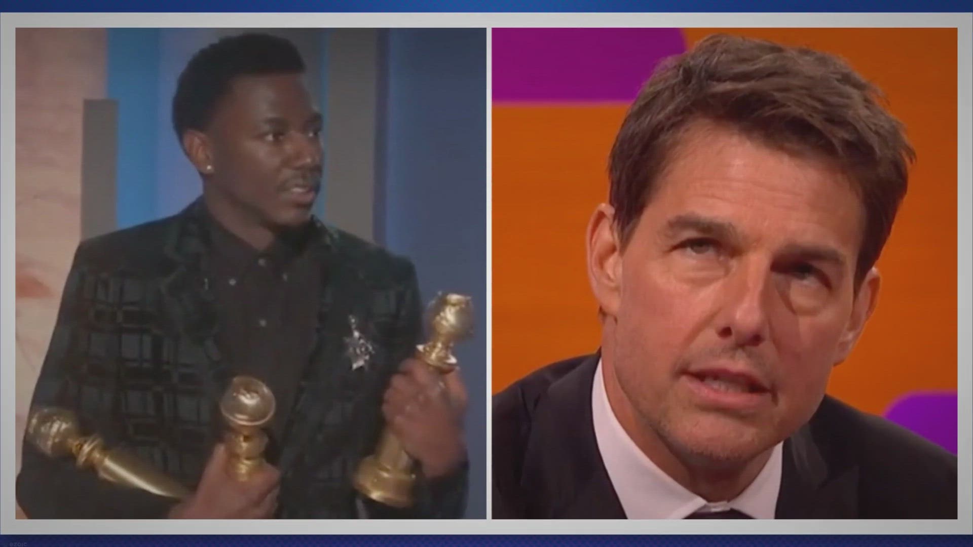 video of: Golden Globes Host Shocks with Scientology Joke About Tom Cruise