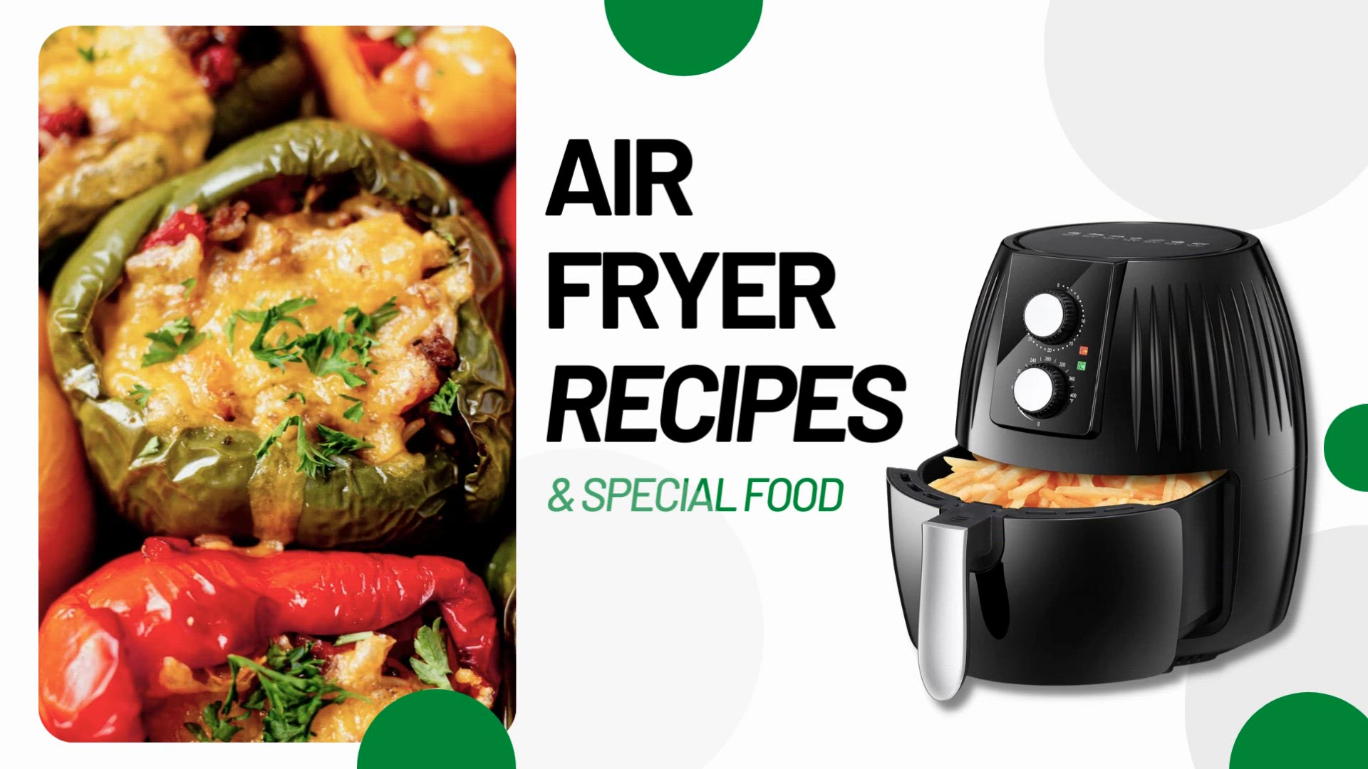 'Video thumbnail for Air Fryer Recipe - Stuffed Peppers'