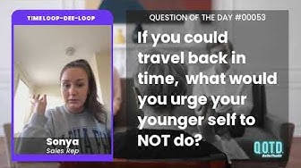 Video thumbnail for Sonya time travels to snatch the tweezers from her young hands!