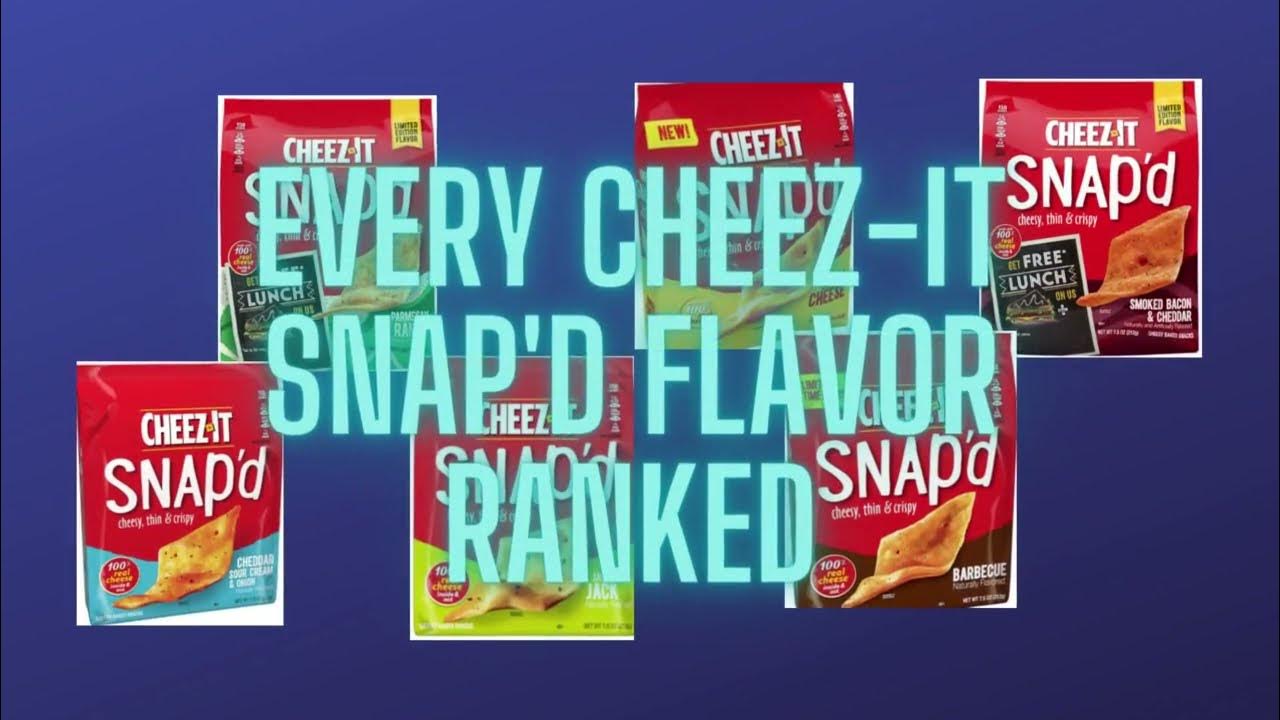 'Video thumbnail for Every Cheez-It Snap'd Flavor Ranked'