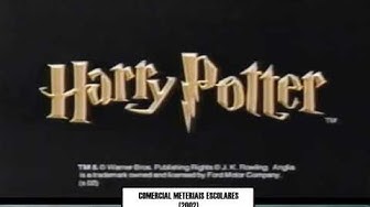 Video thumbnail for Comercial Harry Potter Materiais escolares 2002