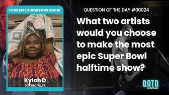 Video thumbnail for Kylah wants Lil Baby and Rod Wave to play the Super Bowl Halftime Show. Iconic