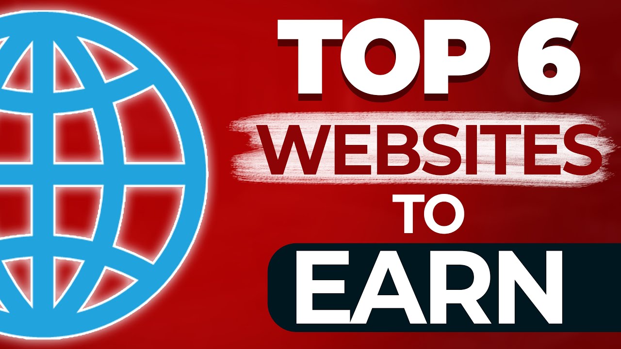 'Video thumbnail for Top 6 Websites To EARN $820/Day WORKING From Home'