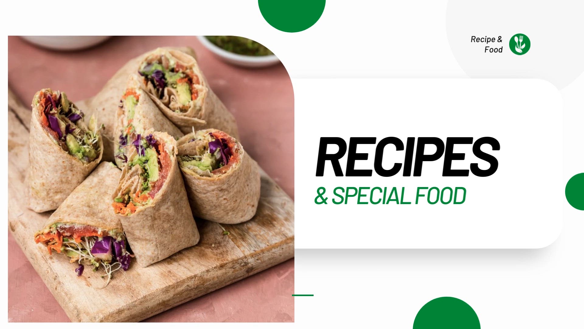 'Video thumbnail for Healthy Veggie wrap with avocado and sprouts Recipe'