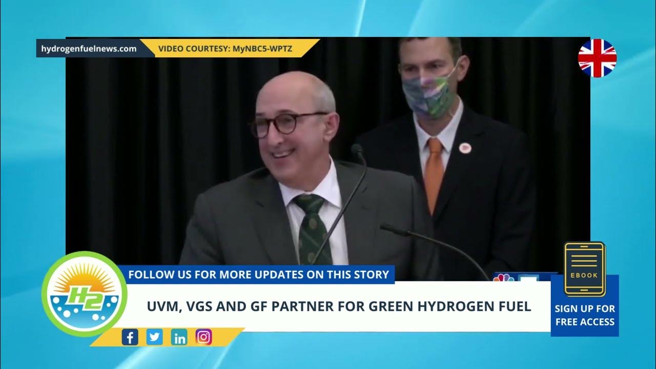 'Video thumbnail for UVM, VGS and GF partner for green hydrogen fuel'