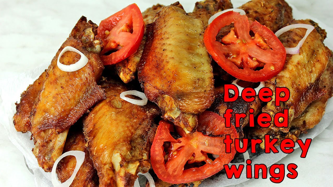 'Video thumbnail for Deep fried juicy Turkey wings /crispy/juicy/flavorful (Easy)'