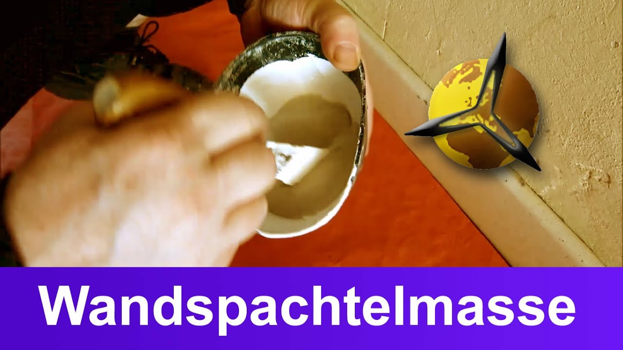 'Video thumbnail for Wände spachteln: Spachtelmasse für Wände selber machen / herstellen'