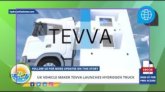 'Video thumbnail for UK vehicle maker Tevva launches hydrogen truck'