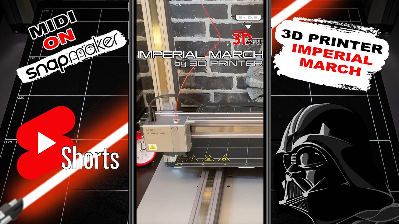 Video thumbnail for Star Wars Imperial March by 3D Printer #Shorts