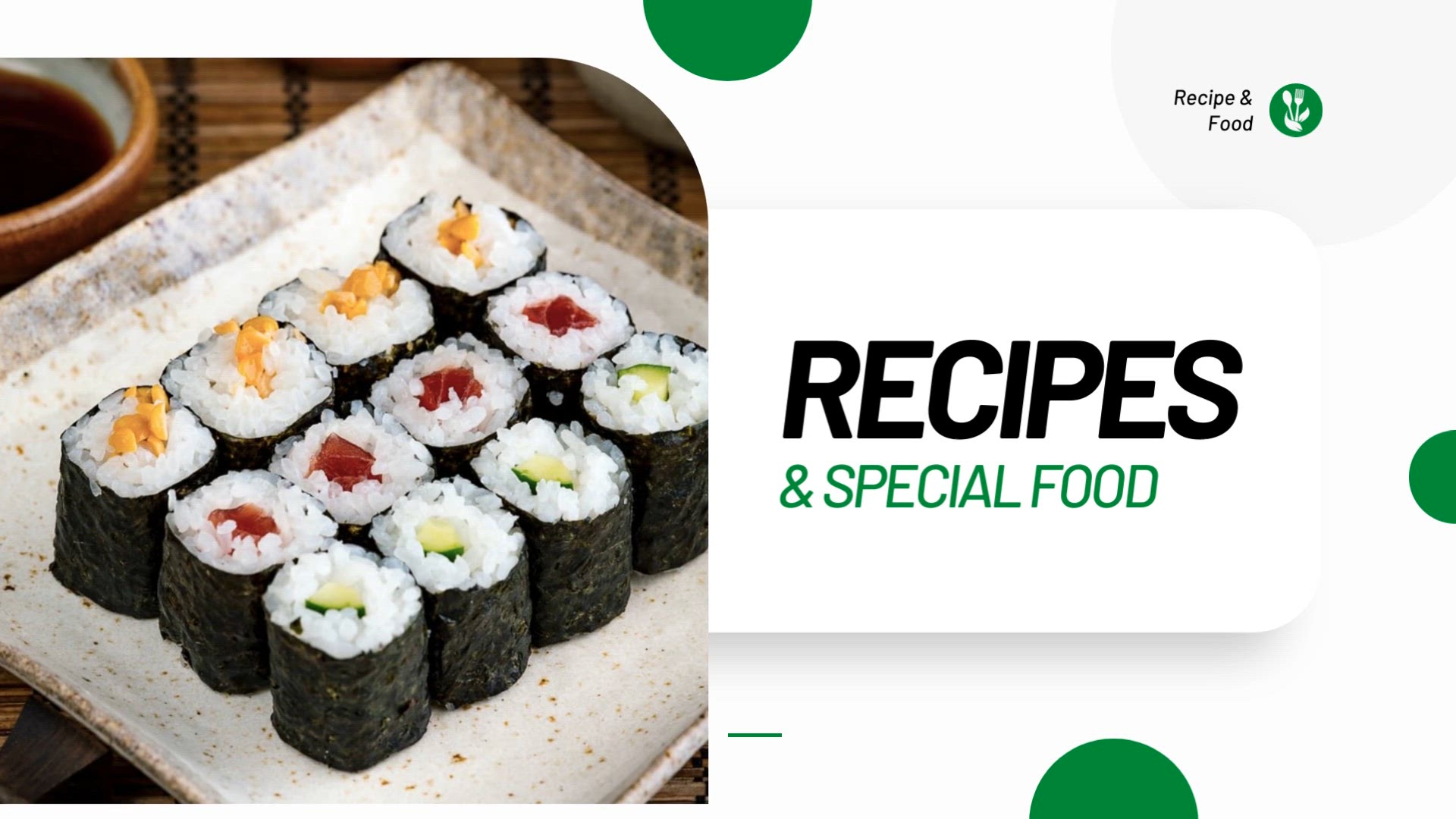 'Video thumbnail for Healthy Sushi Recipes'