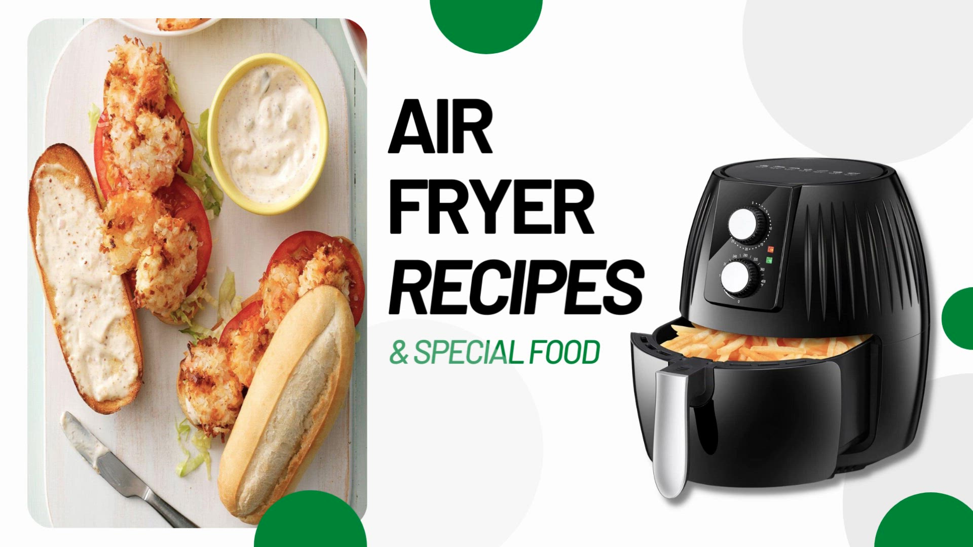 'Video thumbnail for Summer Air Fryer Recipes -  Po' Boy'