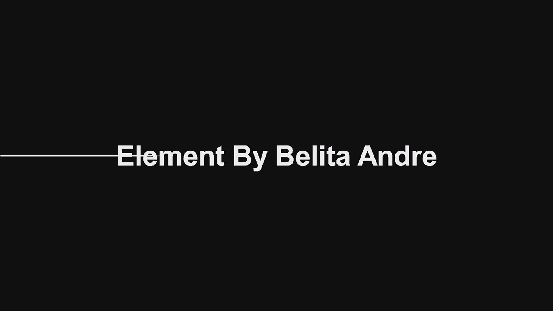 Video thumbnail for Element - Belita Andre Ad