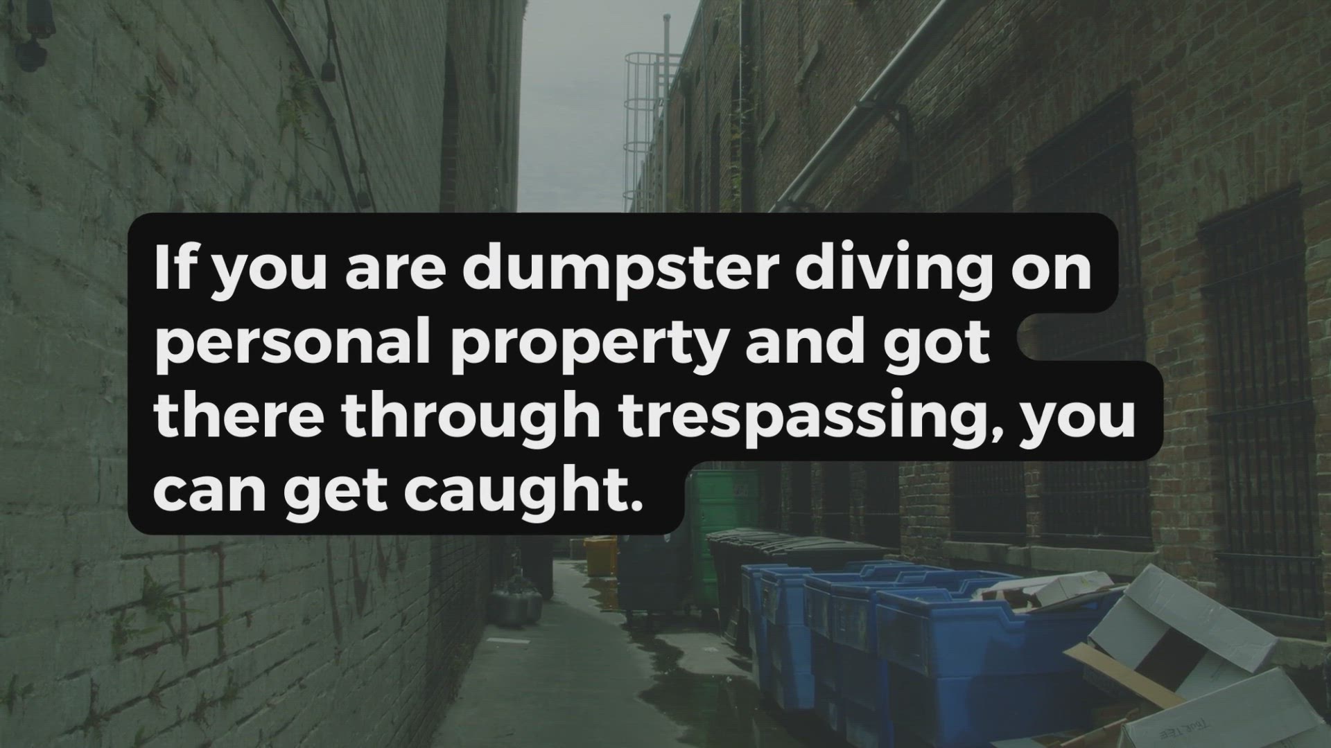 Video thumbnail for Dumpster Diving in Tennessee