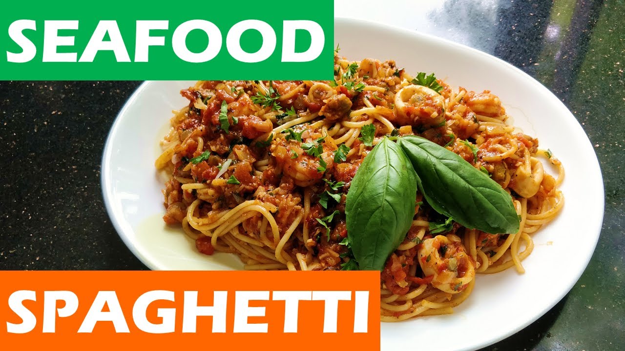 'Video thumbnail for Spaghetti Seafood'