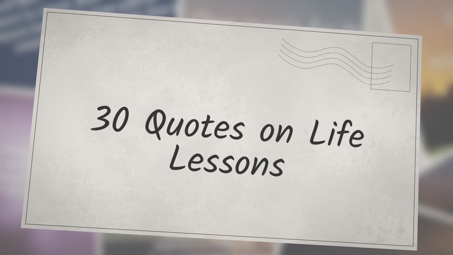 proverb about life lessons