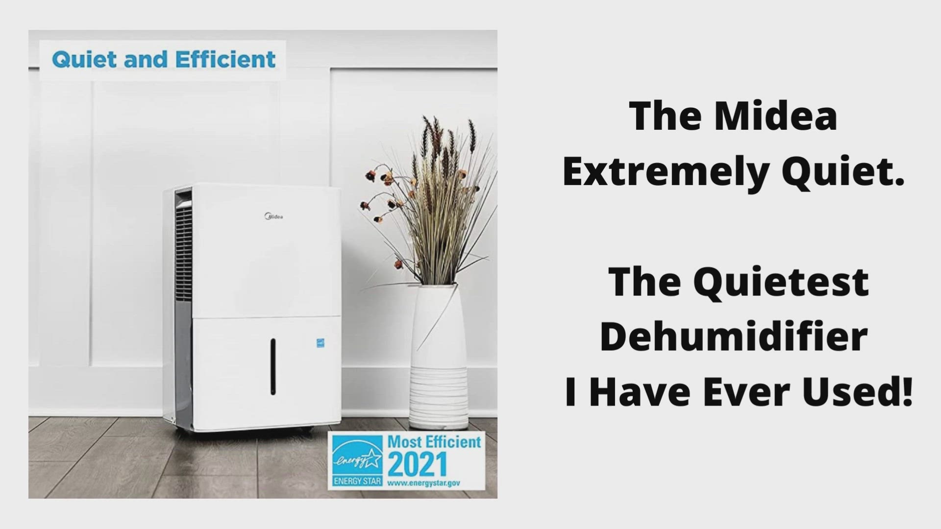 Video thumbnail for Midea Dehumidifer Review