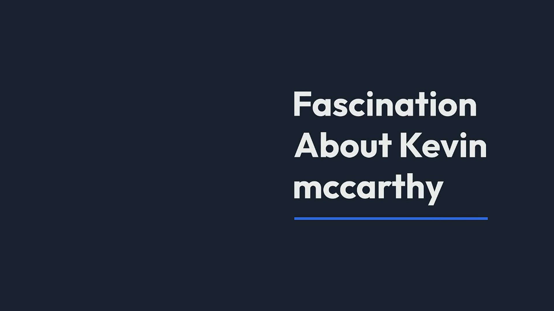 'Video thumbnail for Kevin Mccarthy Story - Razmonweb'