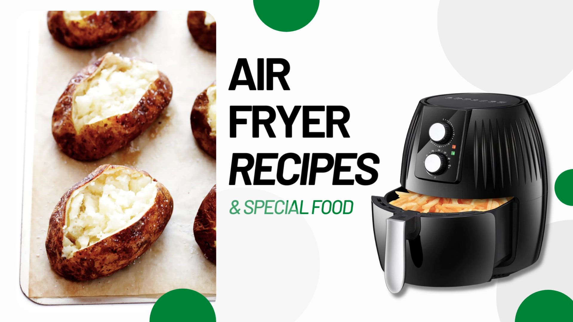 'Video thumbnail for Summer Air Fryer Recipes - Baked Potatoes'