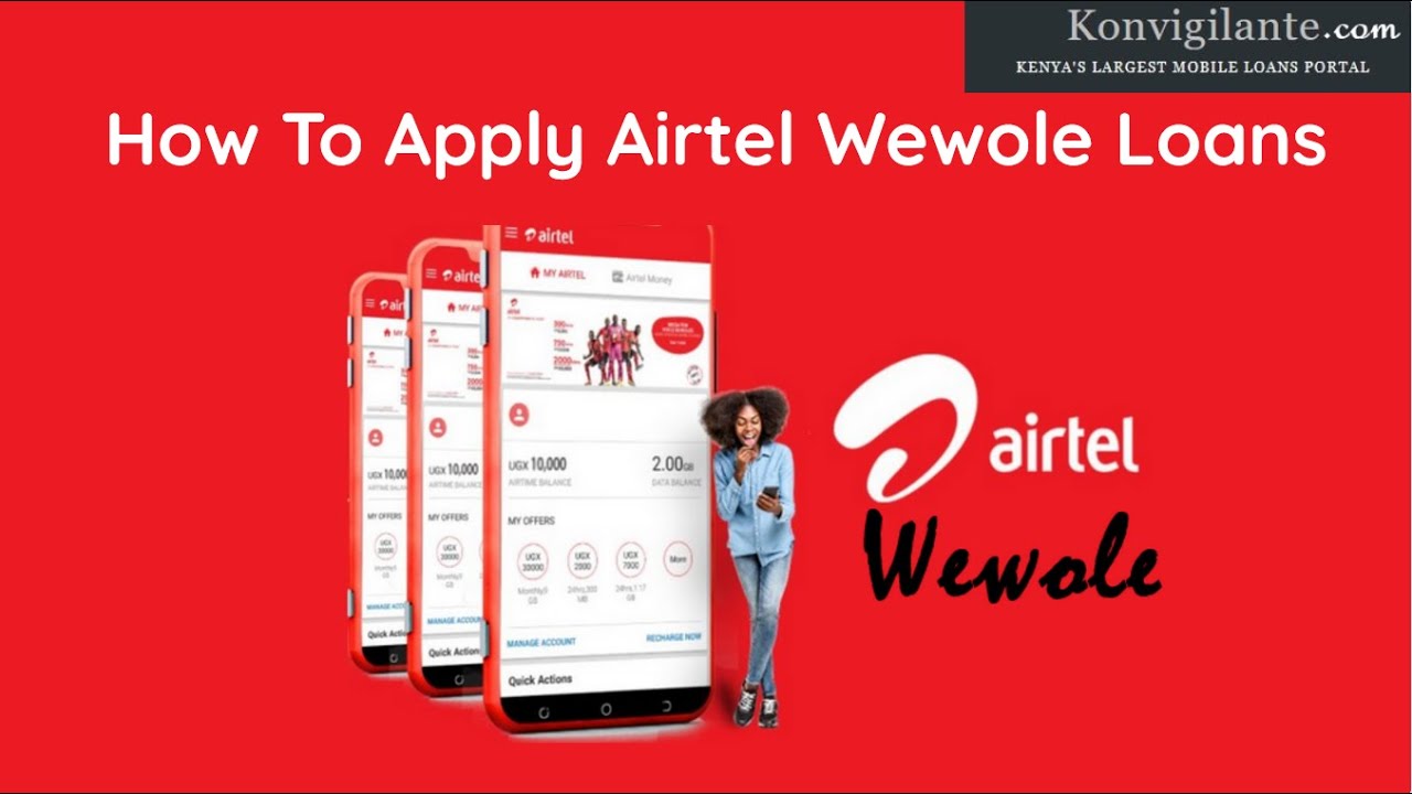Video thumbnail for How To Apply For Airtel Wewole Loans
