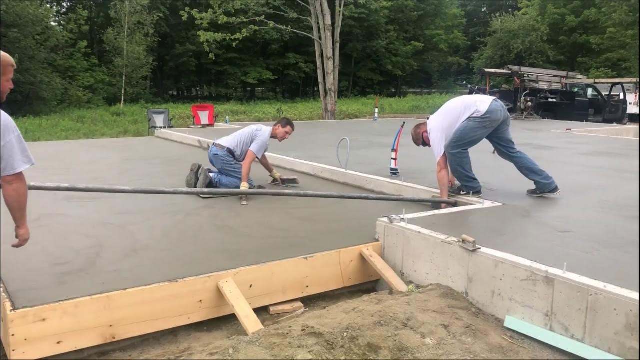 'Video thumbnail for 5 Tips For A Perfect Broom Finish Concrete Patio'