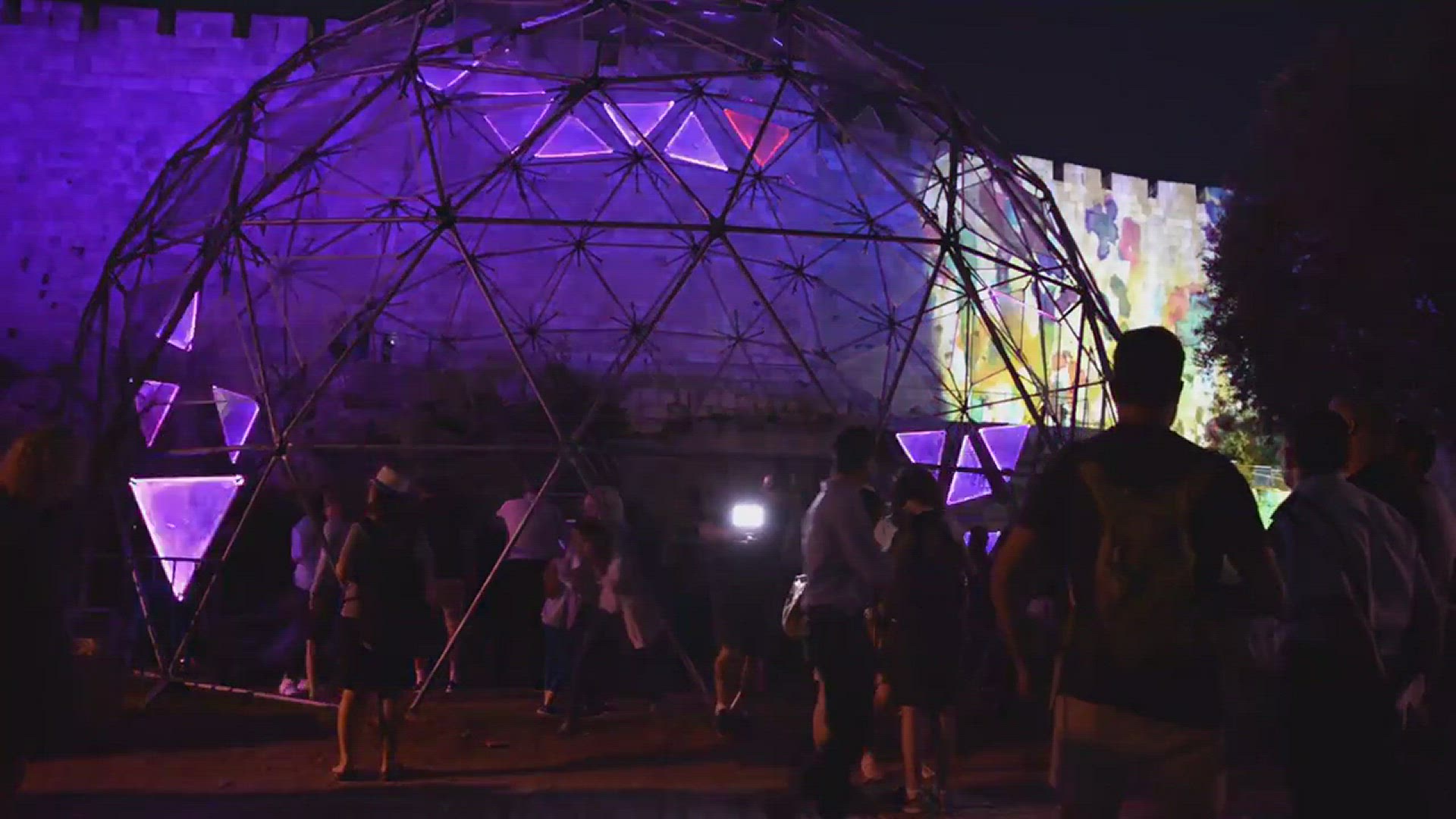 'Video thumbnail for Jerusalem Festival Of Light & Rehovot International Live Statues Festival 2018'