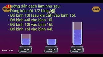 'Video thumbnail for Bằng cách nào để chia số nước trong bình theo yêu cầu I Vũ Giang Channel'