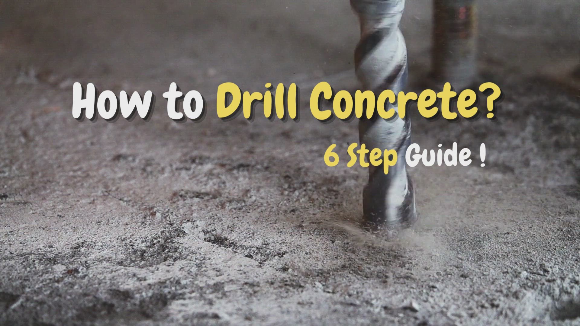 Video thumbnail for How to Drill Concrete?