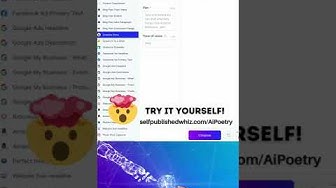 Video thumbnail for AI Just Wrote 5 Haiku Poems About Nature In Less Than A MINUTE! 😮