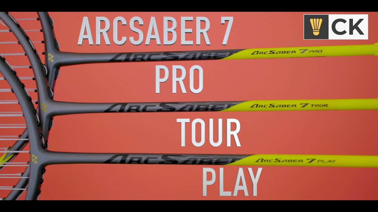 Yonex Arcsaber 7 Tour vs Play vs Pro Review & Comparison - Still Formula 1  performance?