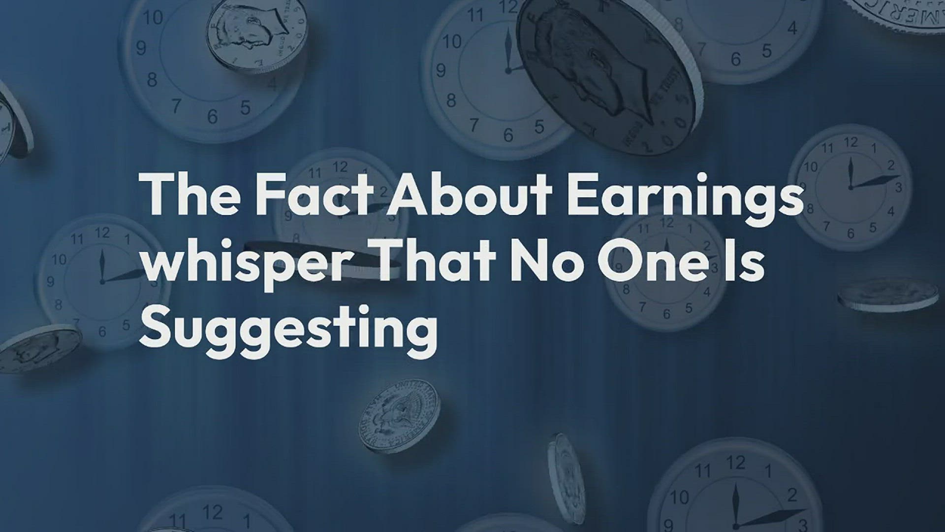'Video thumbnail for The Fact About Earnings whisper That No One Is Suggesting - razmonweb'