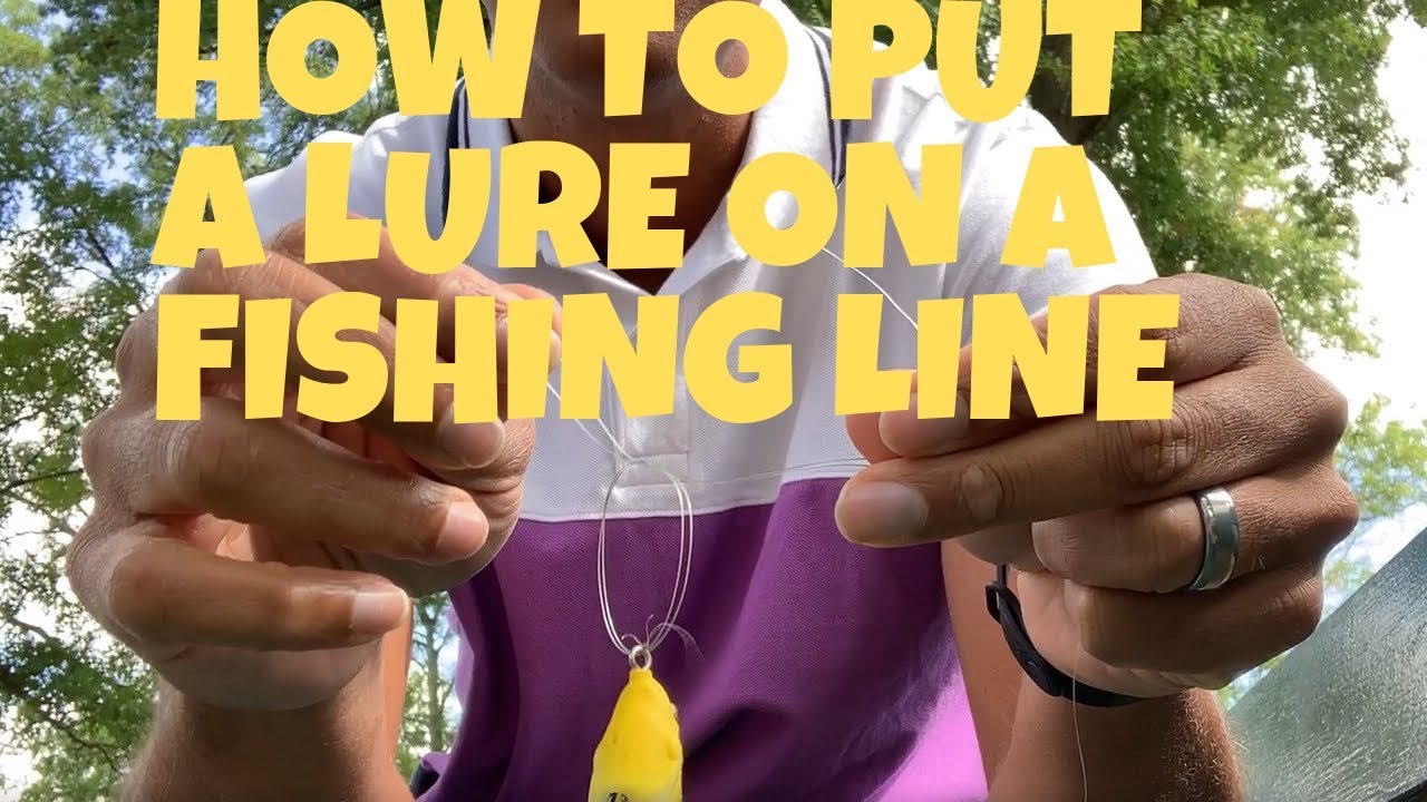 'Video thumbnail for How To Put A Lure On A Fishing Line - How To Tie A Fishing Knot - How To Tie A Palomar Knot'