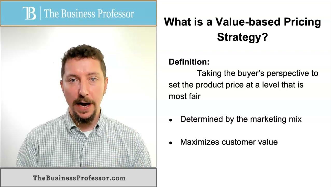 What is a Value Based Pricing Strategy?