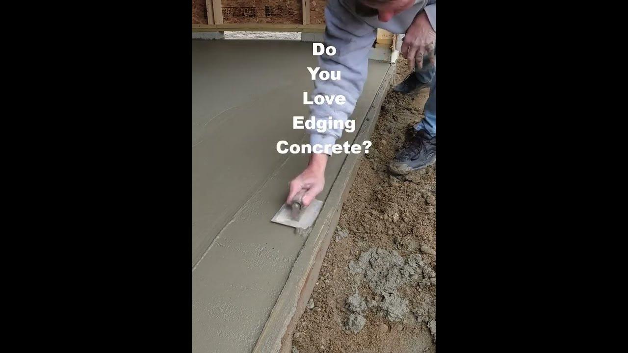 'Video thumbnail for The Edge King | Do you love edging concrete? #Shorts'