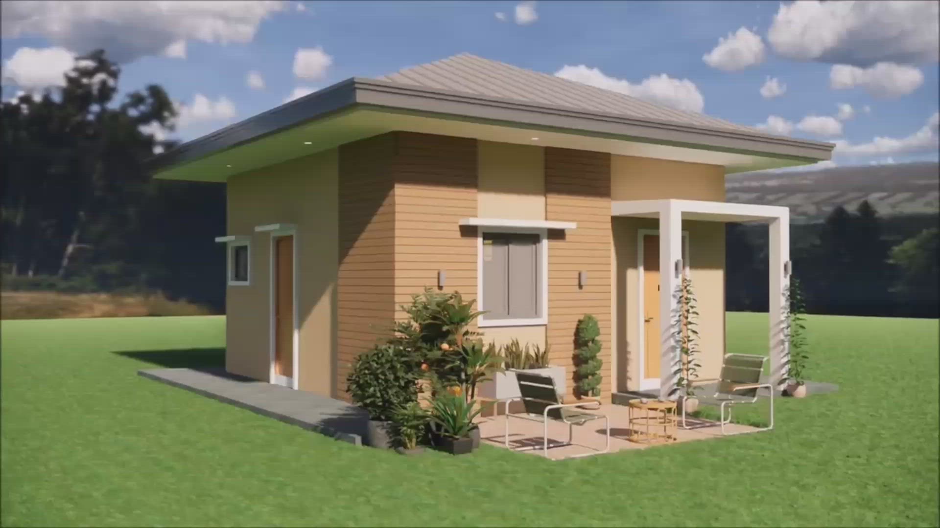 'Video thumbnail for Tiny House with Loft Bed Design Idea (6x6 Meters Only) Beautiful and Elegant'