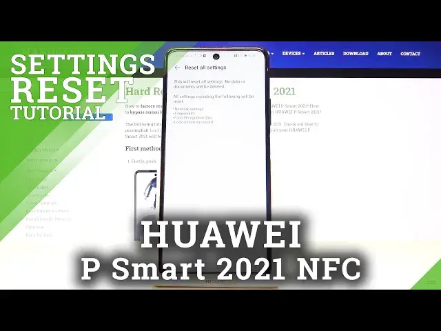 'Video thumbnail for How to Reset Settings in HUAWEI P Smart 2021 NFC – Restore Settings Defaults'