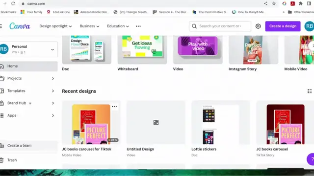 'Video thumbnail for How to make a rotating book carousel using Canva - 720'