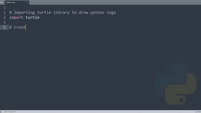 'Video thumbnail for Can You Draw Python Logo with Python Turtle'