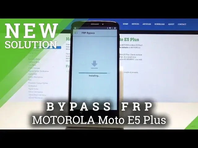 'Video thumbnail for How to Bypass Google Verification in MOTOROLA Moto E5 Plus - Unlock FRP / Skip Google Protection'