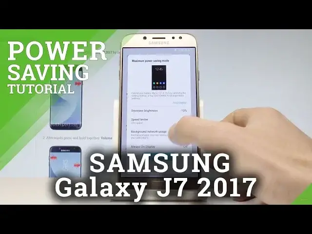 'Video thumbnail for How to Save Battery in SAMSUNG Galaxy J7 2017 - Power Saving Mode |HardReset.Info'