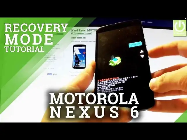 'Video thumbnail for How to put MOTOROLA Nexus 6  in Recovery Mode - Nexus Recovery Mode'