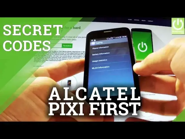 'Video thumbnail for Secret Codes ALCATEL One Touch Pixi First 4024D - Hidden Menu / Tricks'