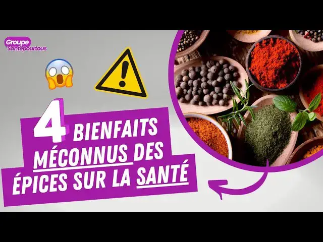 'Video thumbnail for Les bienfaits des épices sur la santé'