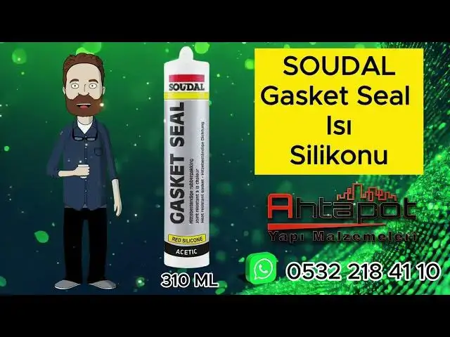 'Video thumbnail for "Soudal Gasket Seal Isı Silikonu: Yüksek Sıcaklıkta Güvenilir Conta Çözümü" #Soudal #GasketSeal'