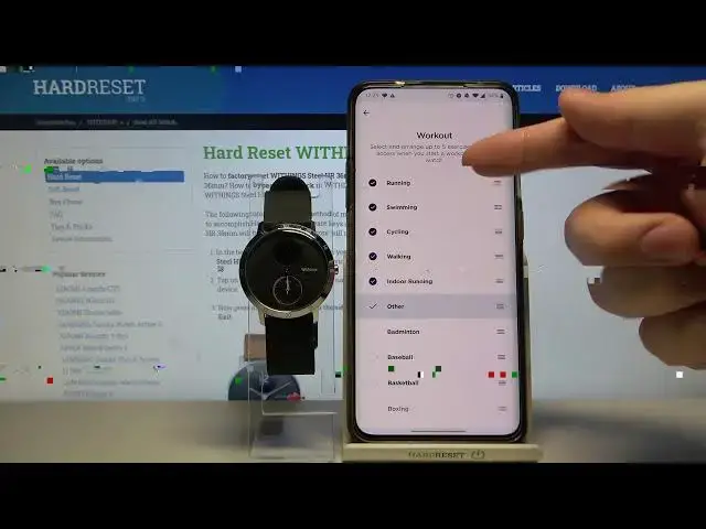 'Video thumbnail for How to Customize Workouts in WITHINGS Steel HR – Edit Workout List'